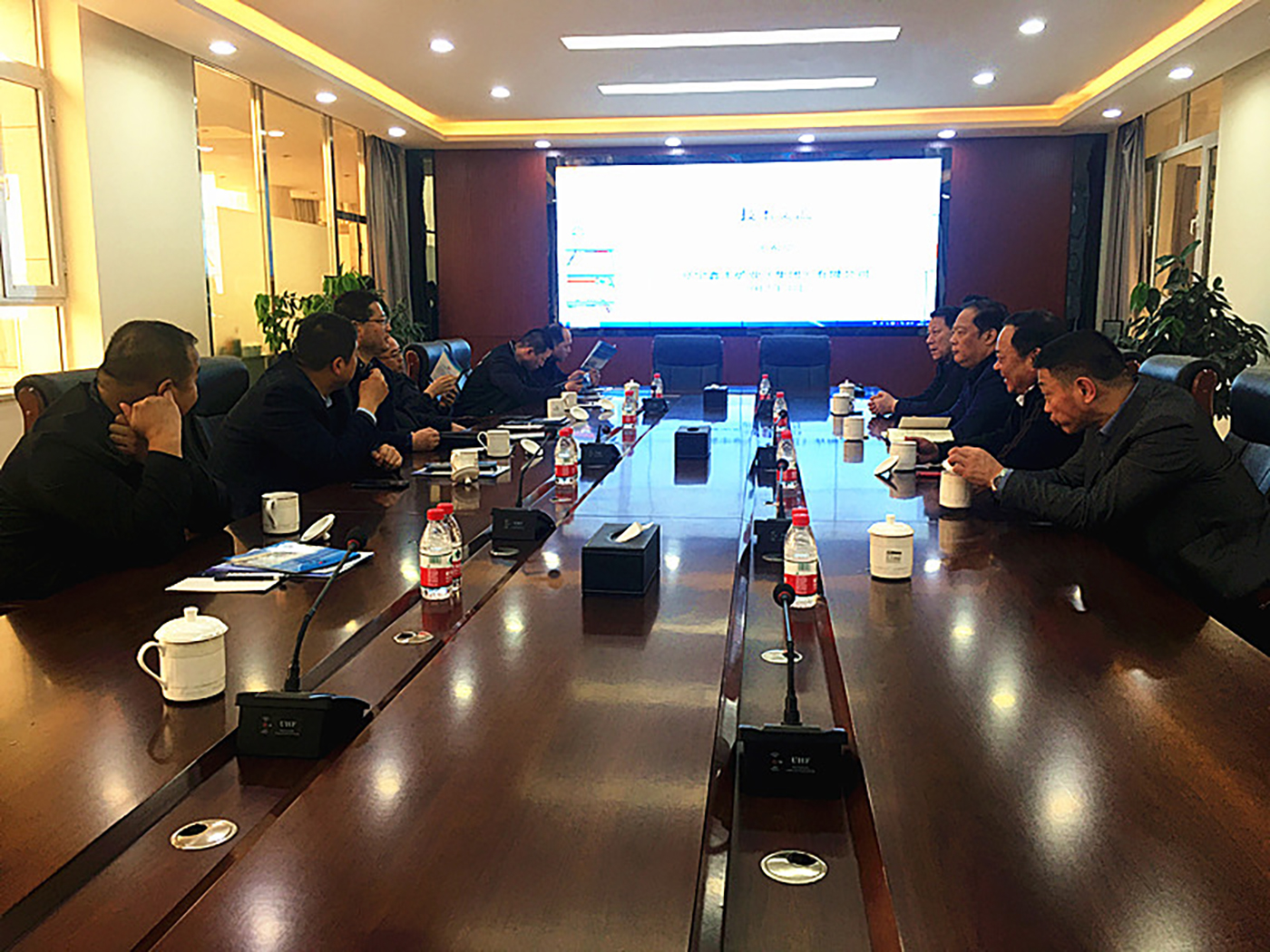 山西西銘礦、屯蘭礦領(lǐng)導(dǎo)來我司考察